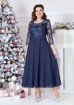 Платье Mira Fashion 3978-7-Р синий