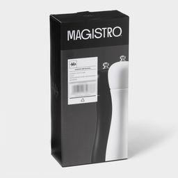 Набор мельниц для специй Magistro Softline, 2 шт., 27 см, чёрный, белый  фото 6