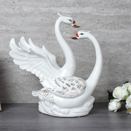 Статуэтка Лебеди 27х13х31 см / W3154 /уп 12/ - ГалеонТрейд фото 3