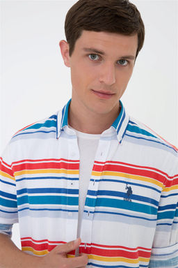 Мужская белая рубашка с длинным рукавом Неожиданная скидка в корзине - U.s. polo assn фото 2