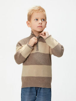 ACOOLA / Свитер детский для мальчиков Albert бежевый фото 6