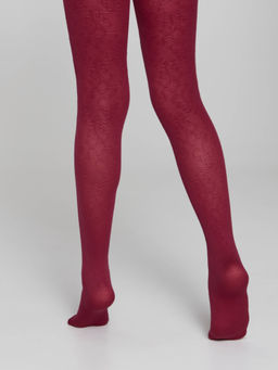CONTE Плотные эластичные колготки из микрофибры DAISY bordo - Conte elegant фото 2