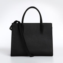 Сумка женская TEXTURA, тоут, средний размер, цвет чёрный