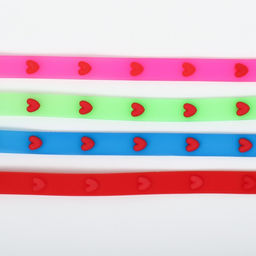 Ошейник из морозостойкого мягкого пластика Люблю сердечно, 30 х 1 см, микс цветов - Пижон фото 7
