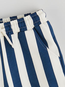 Beli Lastikli ?izgili Erkek ?ocuk ?ort