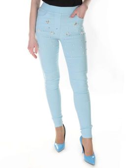 8903 Джеггинсы женские (70% хлопок, 30% стрейч) - Фабричный китай фото 8