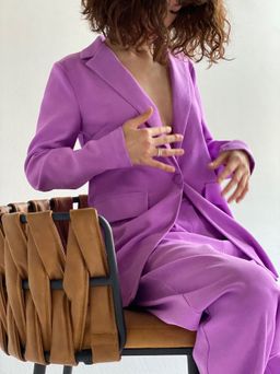 Жакет удлинённый с английским воротником - Martichelli фото 86