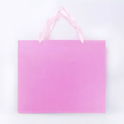 Пакет подарочный с широким дном 35×29×28 см, розовый
