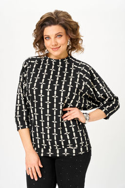 Джемпер Michel Chic 782/1 черный арабеск