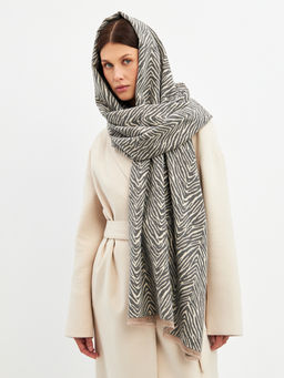 Палантин в составе шерсть и кашемир