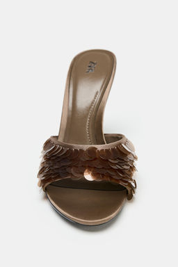 FANTASY SEQUIN SANDALS - Zara фото 15