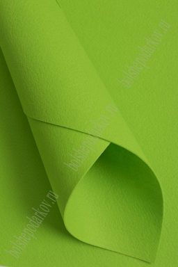 Фетр жесткий 1,2 мм, Корея Solitone 40*55 см (5 шт) салатовый №933