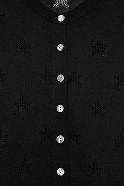 CHAQUETA PUNTO MANGA CORTA ESTRELLAS / Negro - Zara фото 8