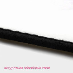 Коврики для ванны и туалета Доляна Мрамор, 3 шт: 50?80, 45?50, 38?43 см, цвет серый  фото 3