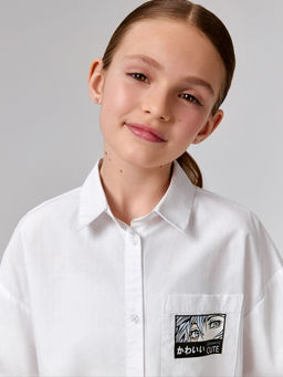 ACOOLA / Блузка детская для девочек Izo молочный  фото 2