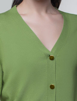 Жакет тонкой вязки из вискозы с нейлоном - Vilatte фото 2