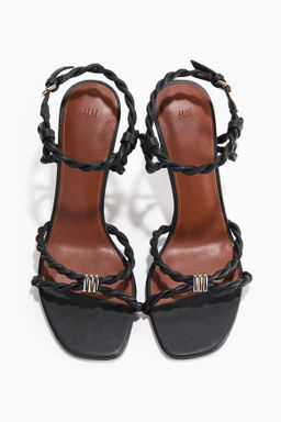 Sandalias de tac?n con tiras finas - H&m фото 3
