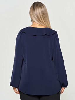 Блузка 0059-26 черничный