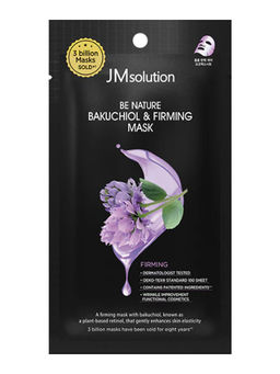 Jmsolution Маска тканевая омолаживающая с календулой и бакучиолом / Be Nature Bakuchiol & Firming Mask, 24 мл