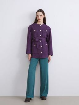 Standart Fit Geni? Pa?a Kad?n Pantolon