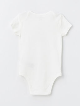 Bisiklet Yaka Bask?l? Erkek Bebek ??t??tl? Body 2li - Waikiki фото 3