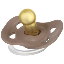Соска - пустышка латексная классическая «Мишка», от 0 мес., коричневая