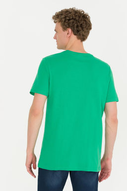 Erkek Ye_il Bisiklet Yaka Ti__rt