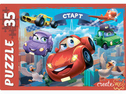 MAXI-пазлы "Крутой вираж №15" (ПУ35-3855) 35 элементов