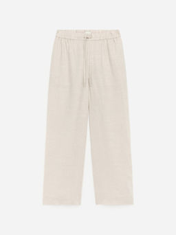 Pantalones de lino holgados - H&m фото 9