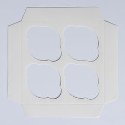 Цена за 5 шт. Коробка для капкейка «Новогодний подарок от Деда Мороза», 16×16×10 см