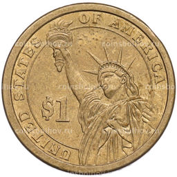 Монета 1 доллар 2009 года (P) США 10-й президент США Джон Тайлер