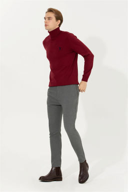 Мужские серые брюки из плотной ткани Неожиданная скидка в корзине