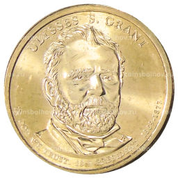 Монета 1 доллар 2011 года D США 18-й президент США Уллис Грант