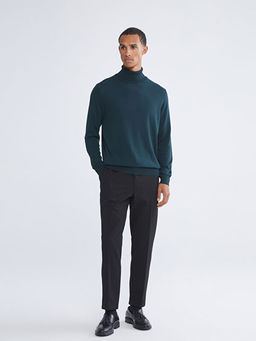 Bal?k?? Yaka Erkek Triko Kazak