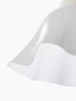 Светильник подвесной «Ирис», 1×15 Вт, Е27, 28×28×14(85) см, белый