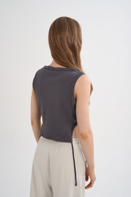 Майка трикотажная Серый ANTA SKATE Knit Tank  фото 4