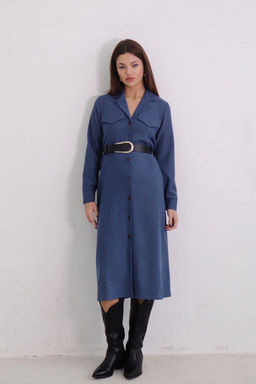 Платье-рубашка с английским воротником - Martichelli фото 252