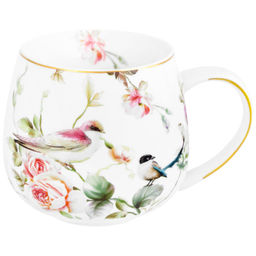 Кружка 400 мл 12,5*9,5*8,5 см "Певчие птички" бочонок, фарфор NEW BONE CHINA
Состав: Фарфор