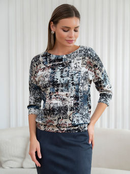 06-846 Джемпер - Вишня фото 3