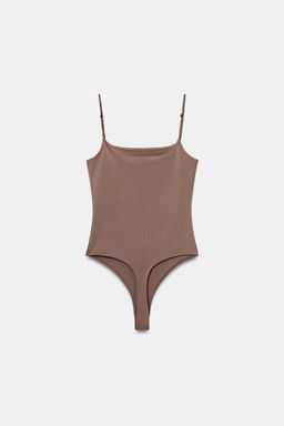 BODY SLIM TIRANTES / Beige - Zara фото 4