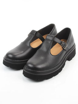 06-DLG02-1 BLACK Туфли женские (натуральная кожа)