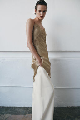 ZW COLLECTION ASYMMETRIC SATIN DRESS - Zara фото 13