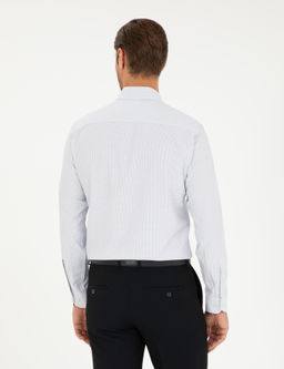 Lacivert Slim Fit Uzun Kollu G_mlek - Pierre cardin фото 5
