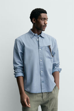 FLOWING WASHED SHIRT - Zara фото 11