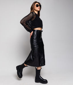 Юбка #КТ9102, чёрный - Dommod фото 3