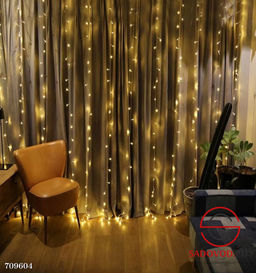 Новогодние гирлянды штора