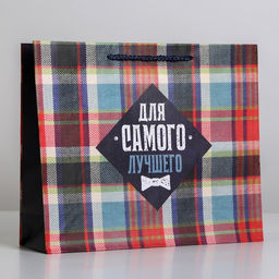 Цена за 2 шт. Пакет подарочный ламинированный, упаковка, For real man, ML 25?21?8 см