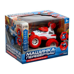 Машинка Перевёртыш, радиоуправляемая, работает от аккумулятора, цвет красный - Автоград фото 10
