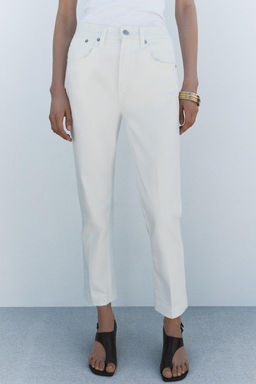 ZW COLLECTION HIGH-WAIST BOOTCUT CROPPED JEANS - Zara фото 27