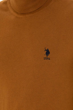 Мужской базовый свитер кокосового цвета - U.s. polo assn фото 14